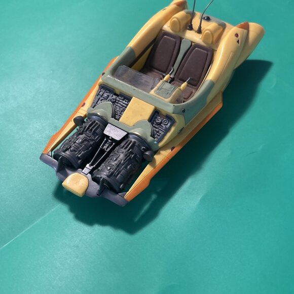 Star Wars Attack of The Clones Anakin Skywalker Yellow Coruscant Speeder Hasbro - Picture 3 of 6